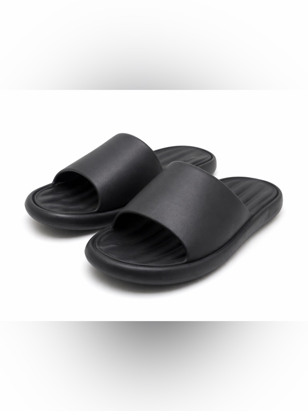 Ultra Soft Black Slide Sandals Women Cushion Comfort Slides Cloud Foam